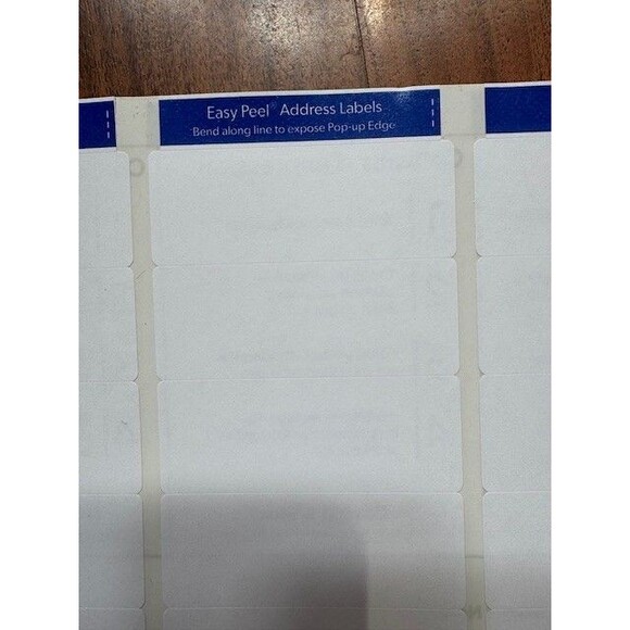 Avery 8460 & 8160 Address Labels 240 Labels 1" x 2 5/8" - Picture 7 of 9